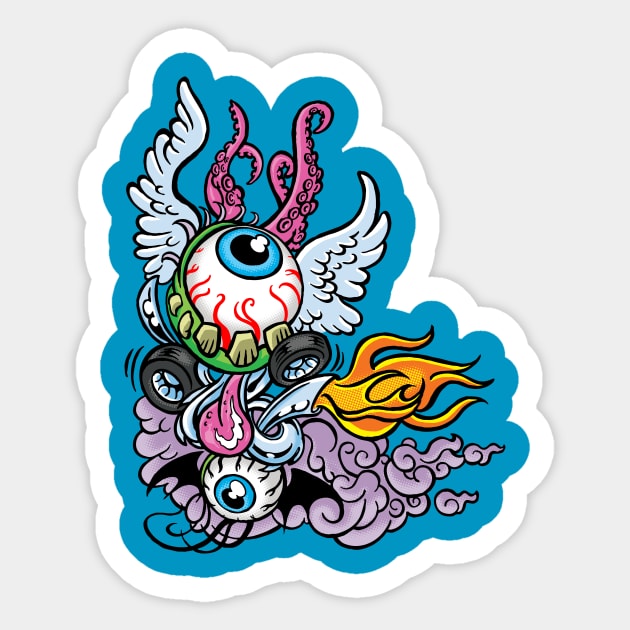 Eyeball Design Sticker by KillerRabbit